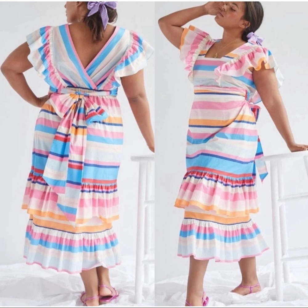 Anthropologie Plenty by Tracy Reese Ruffled Maxi Dress NWT - Picture 6 of 13